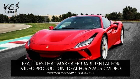 Ferrari rental for video production