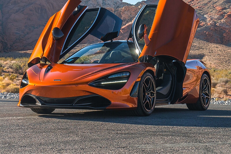 McLaren 570s rental for video shooting