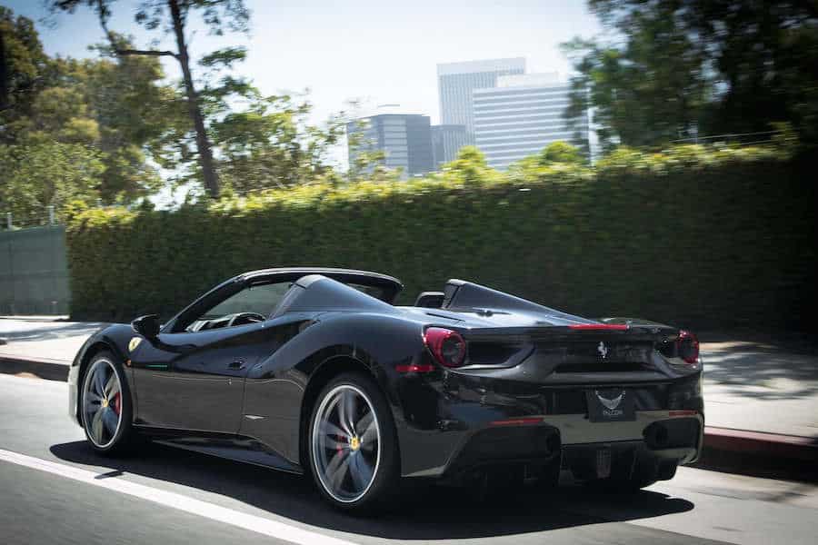 Ferrari rental for video production 