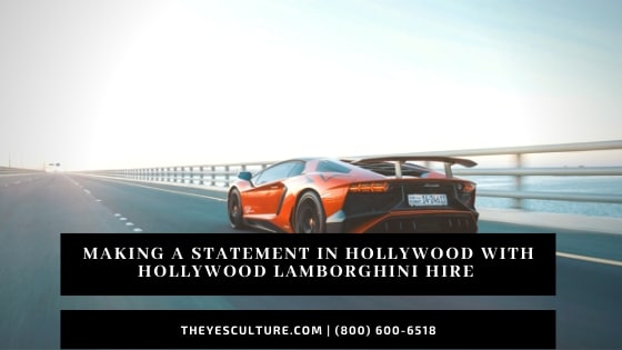 Hollywood Lamborghini hire