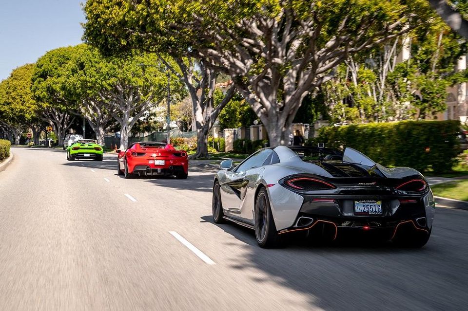 Hollywood McLaren rental 